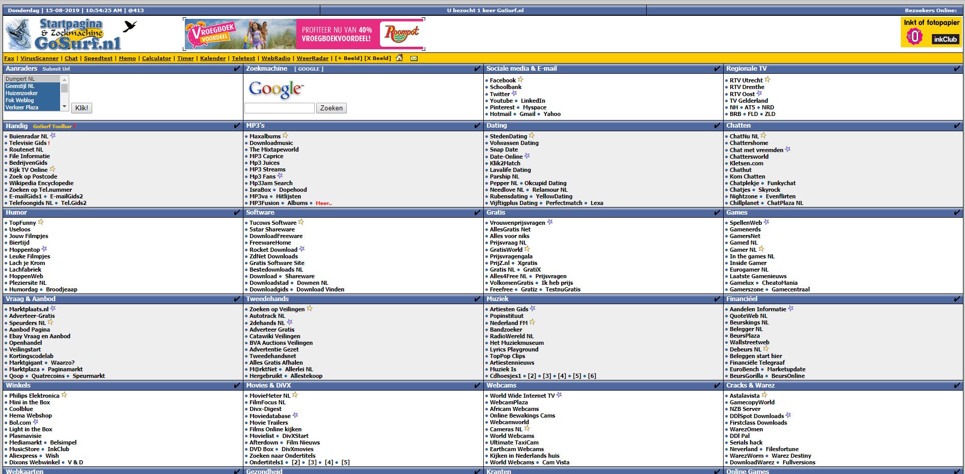 startpaginas